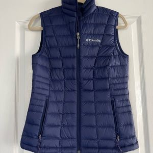 Columbia Turbodown vest. Size XS